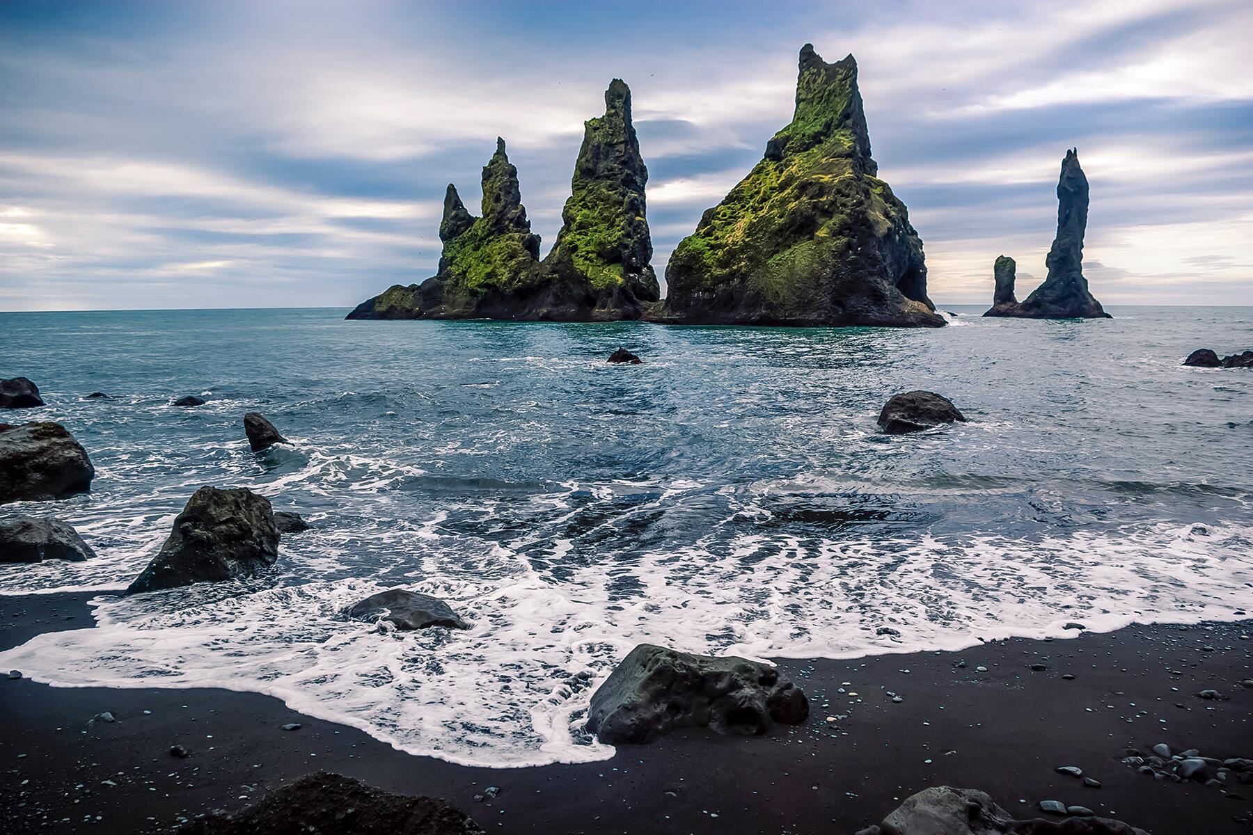 sea stacks